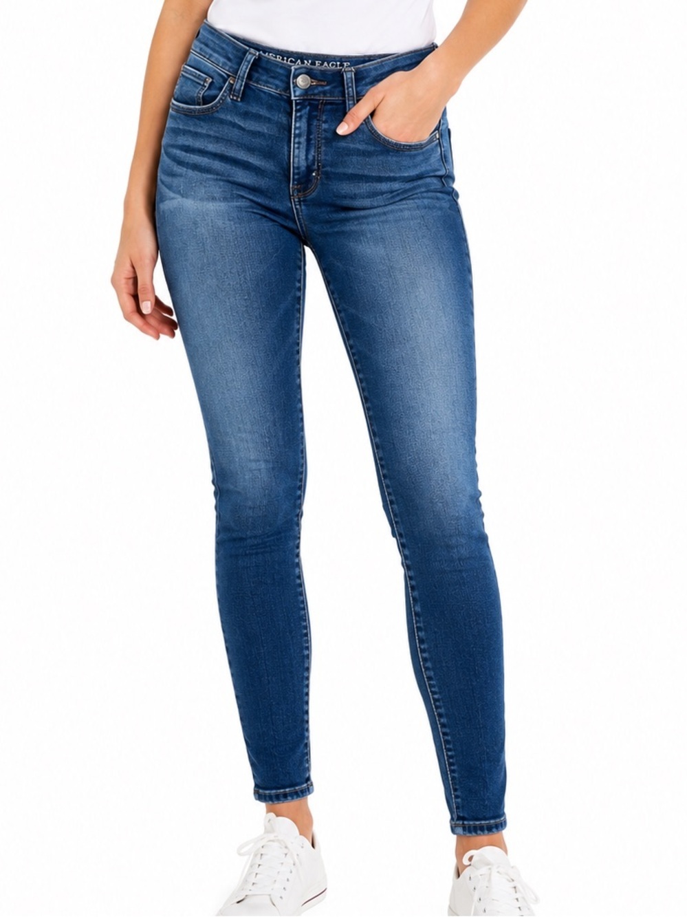 American eagle AE outfitters super stretch hi-rise jeggings jeans Sz 00 regular